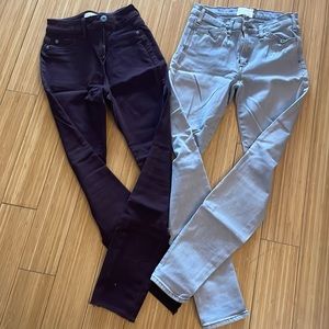 Set of 2 pairs of women’s jeans size 25